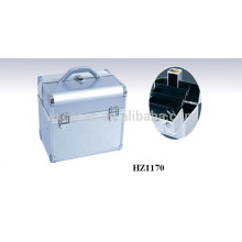 caixa de maquiagem profissional alumínio com bandejas e espelho dentro do fabricante de China